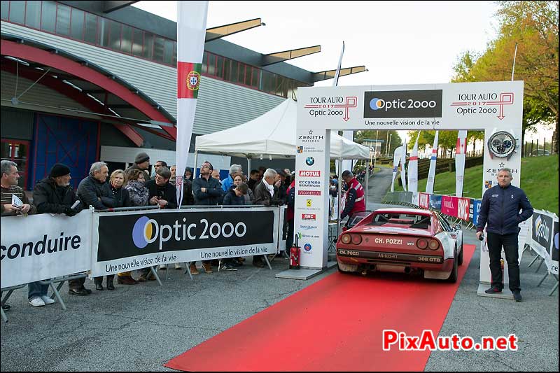 Tour-Auto-Optic-2000, Arrivee Ferrari 308 Gr4 A Limoges