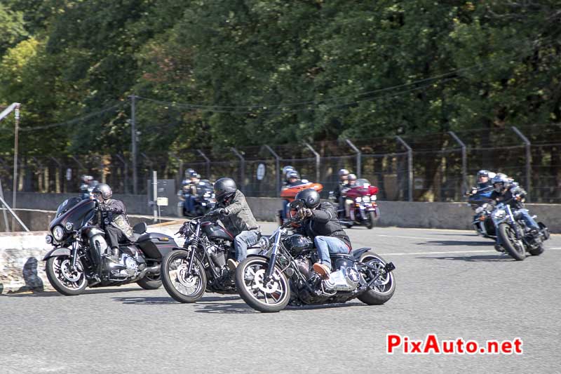 1er US Motor Show, Parade Harley-davidson 2
