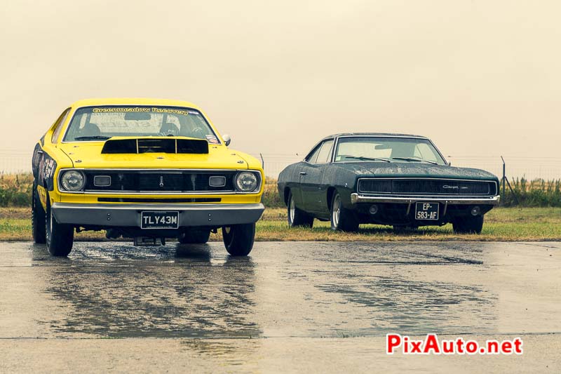 9e European Dragster, Plymouth Duster et Dodge Charger