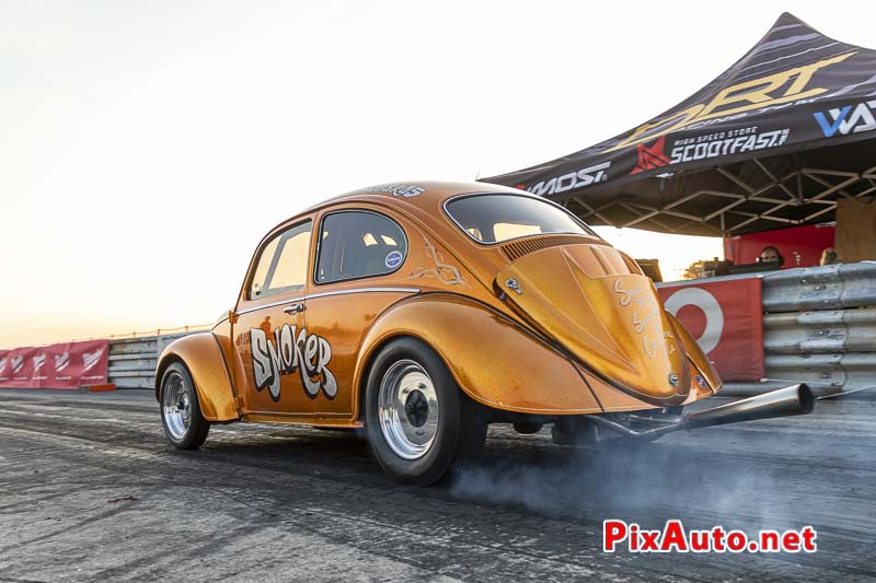 10e European Dragster, Burn Volkswagen Beetle The Smoker
