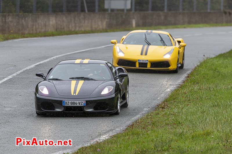 Autodrome Italian Meeting, Ferrari F430 et 488 GTB