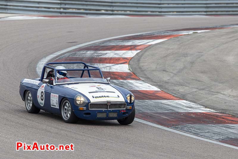 Dijon Motors Cup, British HTGT, #8 MG B Albert Van Der Wal