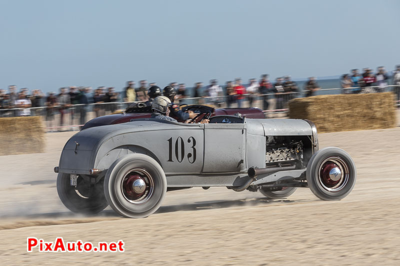 Normandy Beach Race 2019, Ford Roadster #103
